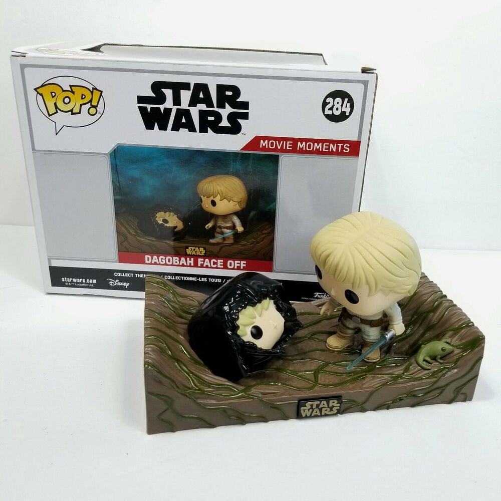Funko POP! Star Wars Movie Moments #284 Dagobah Face Off Luke Skywalker Pop